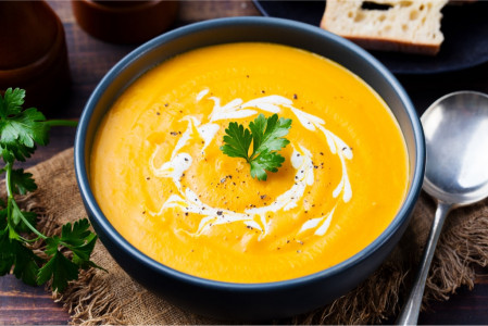 Butternut soup with spices